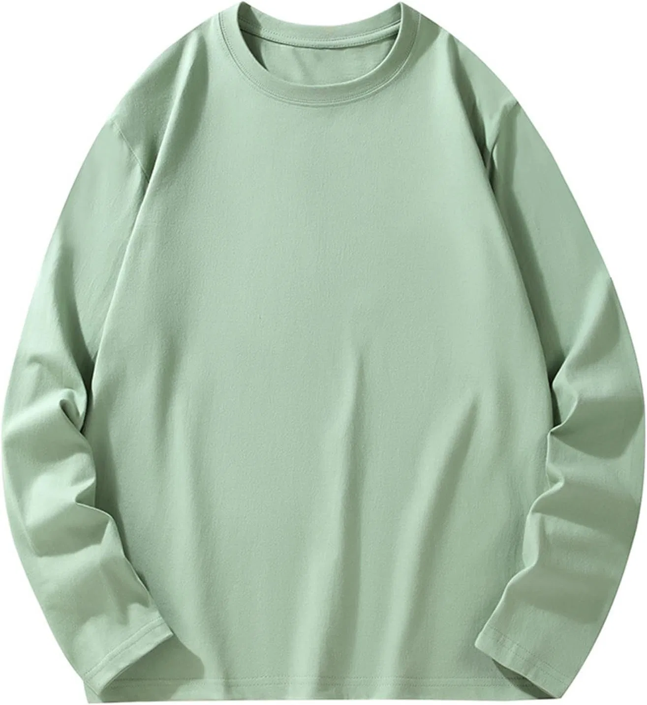 Мужская футболка с длинным рукавом хлопковая, Green