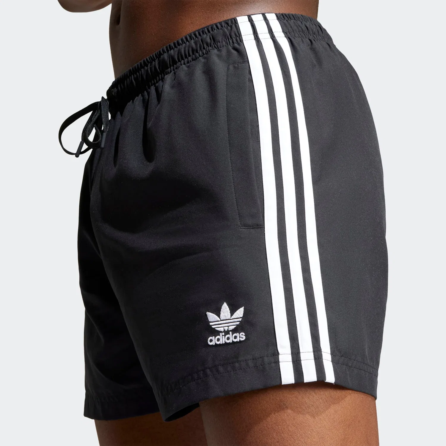 Мужские плавки с тремя полосками Adidas Performance, Black — фото 3