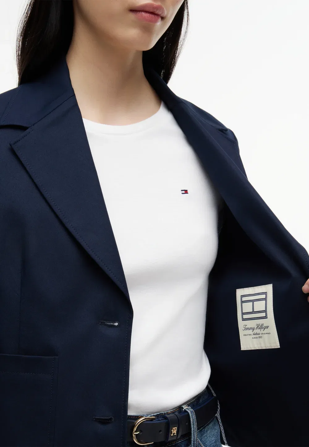 Блейзер Tommy Hilfiger, Dark Night Navy — фото 4