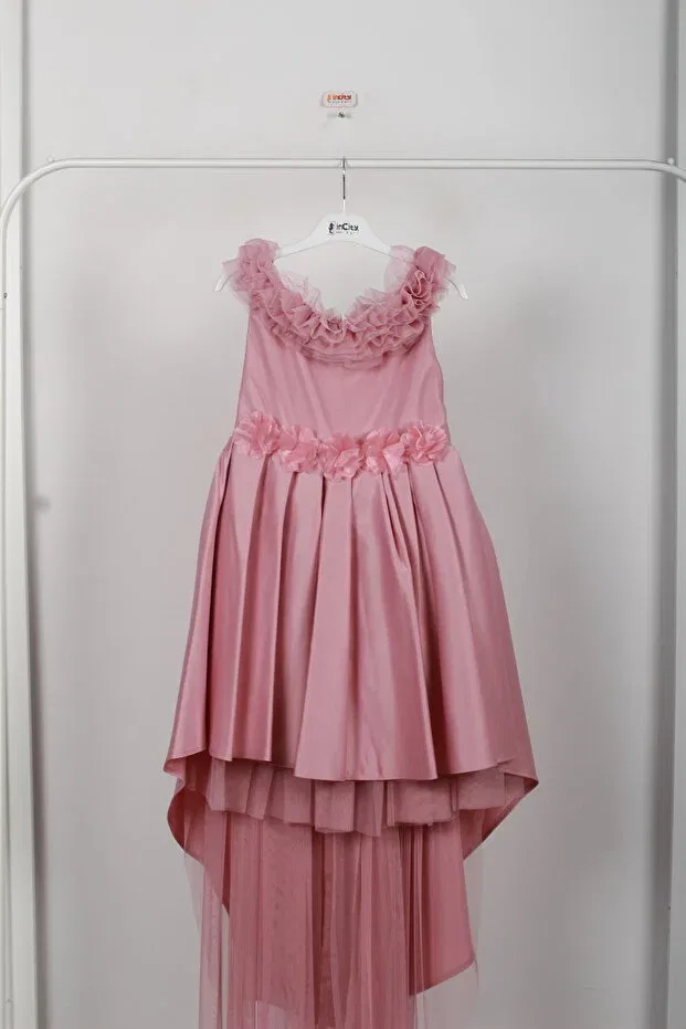 Детское платье для девочек с принтом Incity, Powder Pink — фото 2