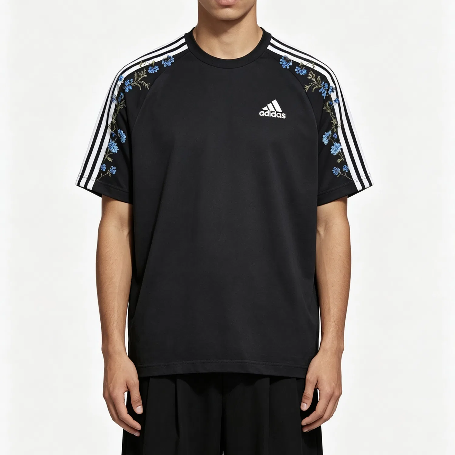 Футболка с принтом Adidas, Black — фото 4