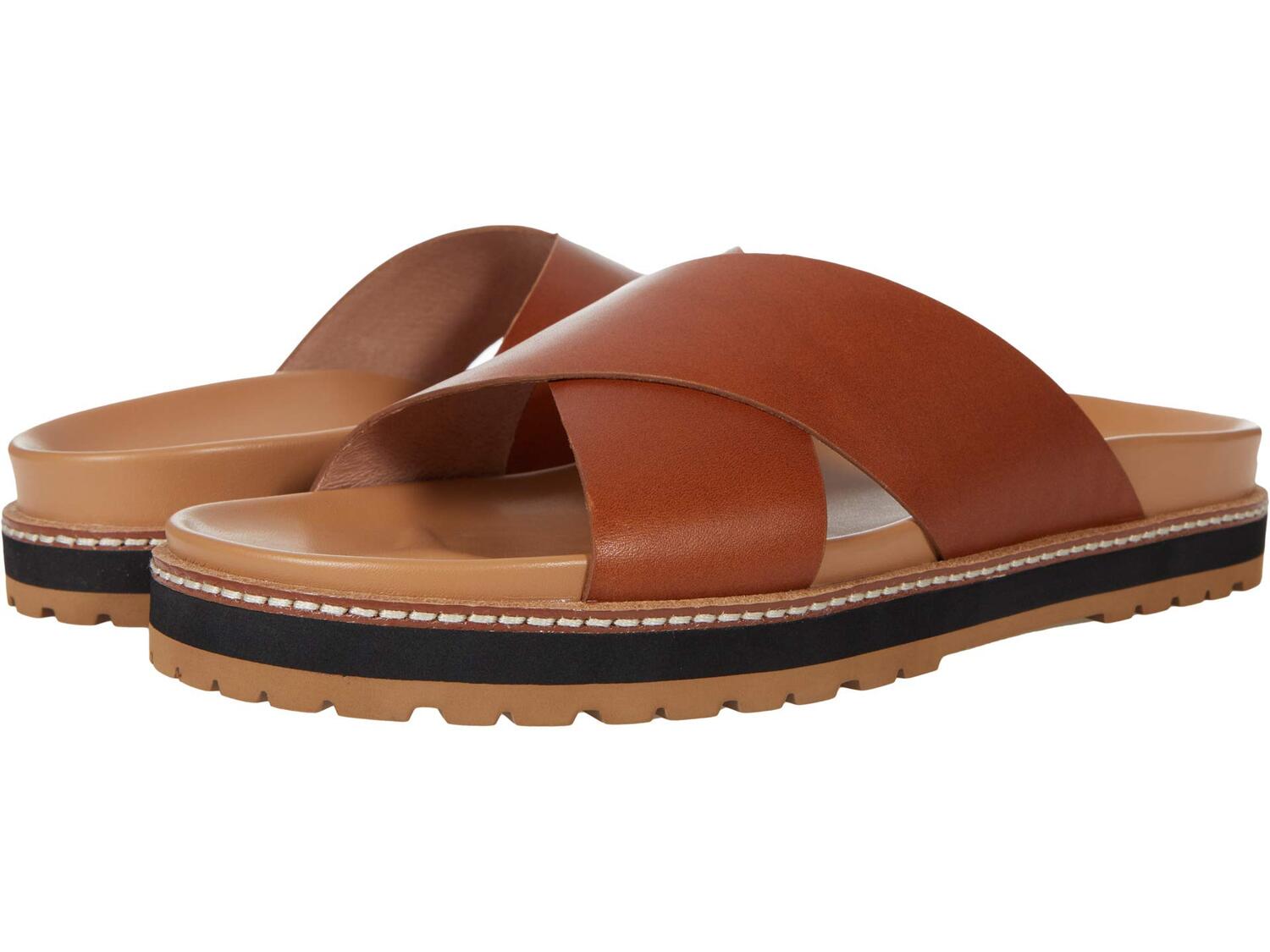 

Сандалии Madewell, The Dayna Lugsole Slide Sandal in Leather