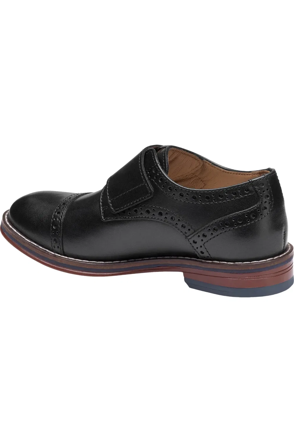 Детские туфли монки с мыском Conard Johnston & Murphy, Black Full Grain — фото 2
