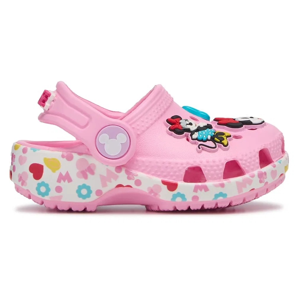 Детские классические сабо Minnie Mouse Crocs, Pink Minnie Multi — фото 2