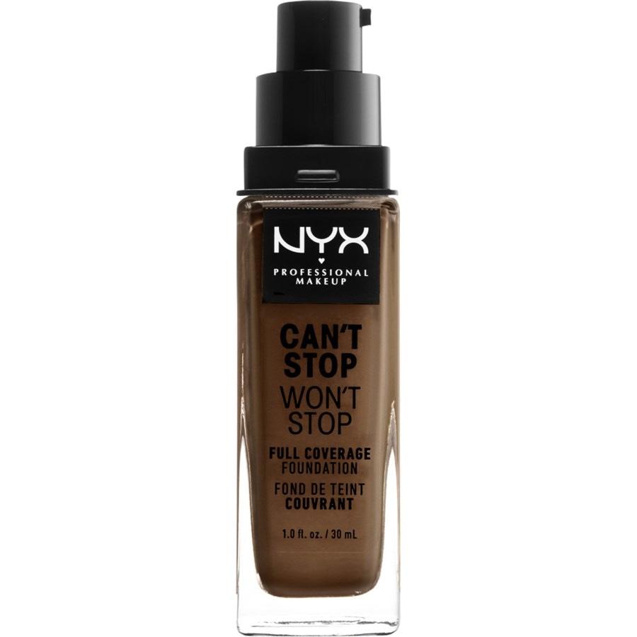 

Тональная основа NYX Professional Makeup Can't Stop Won't Stop Foundation, Nr. 41 Warm Walnut / 30 ml