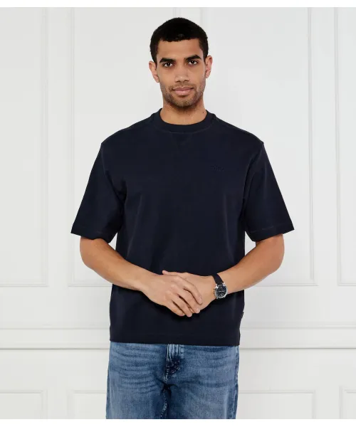 

Футболка te_waffle Relaxed fit Boss Orange, синий