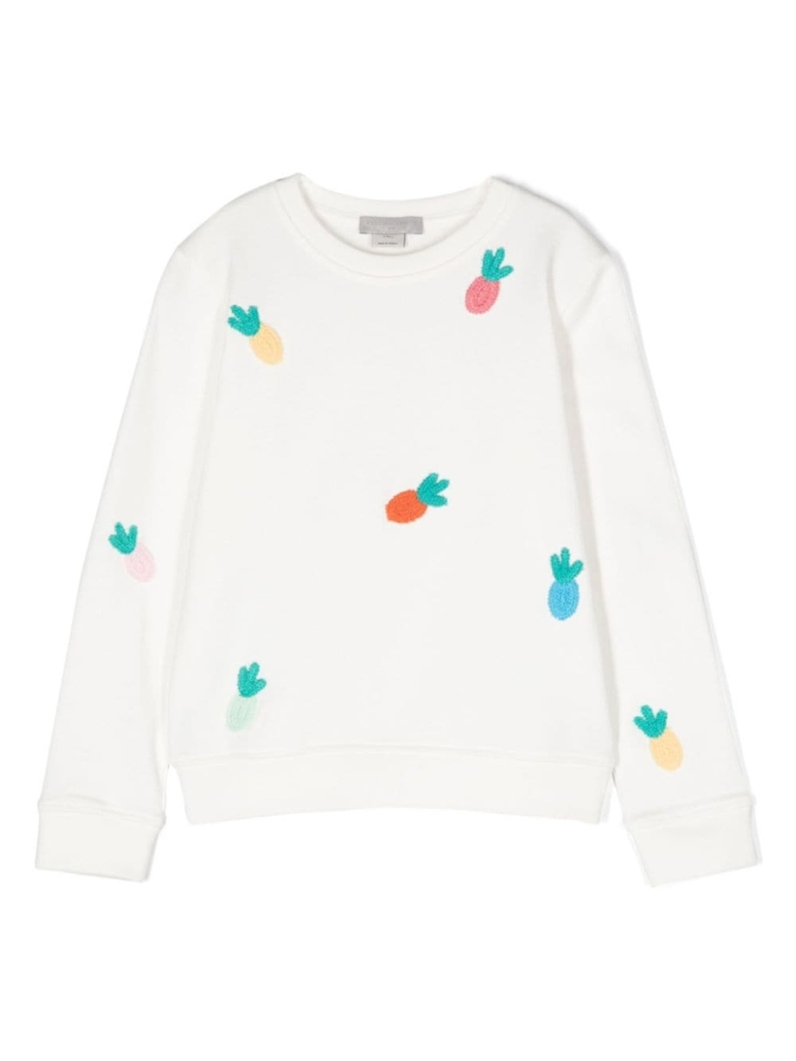 

Stella McCartney Kids толстовка с вышивкой, белый