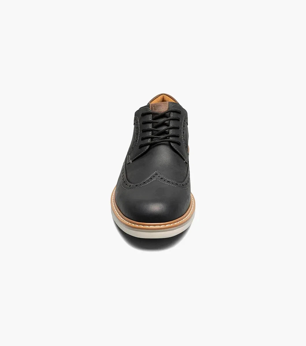 Мужские черные туфли-оксфорды Florsheim Norwalk 13414-010 с заклепками GAL1438 Florsheim, черный — фото 4