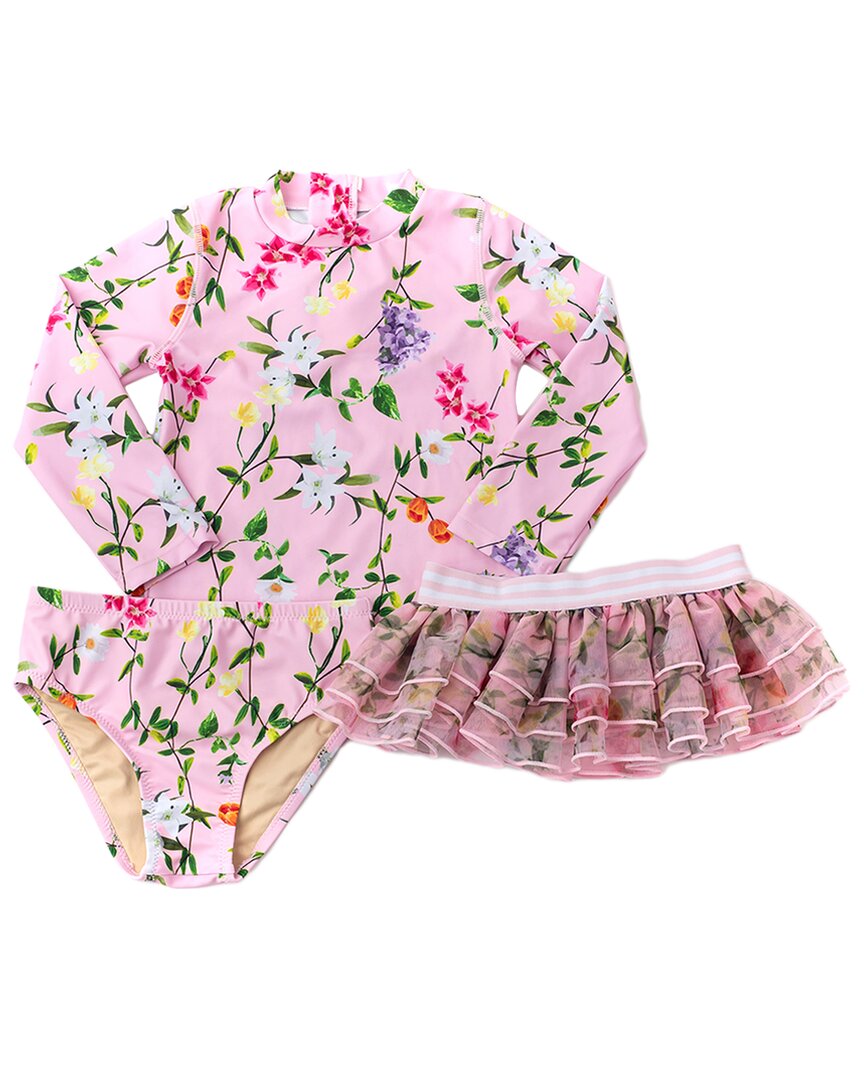 

Критерии Дикой Природы Цветочный Рашгард и Пышная Юбка Shade critters, мультиколор