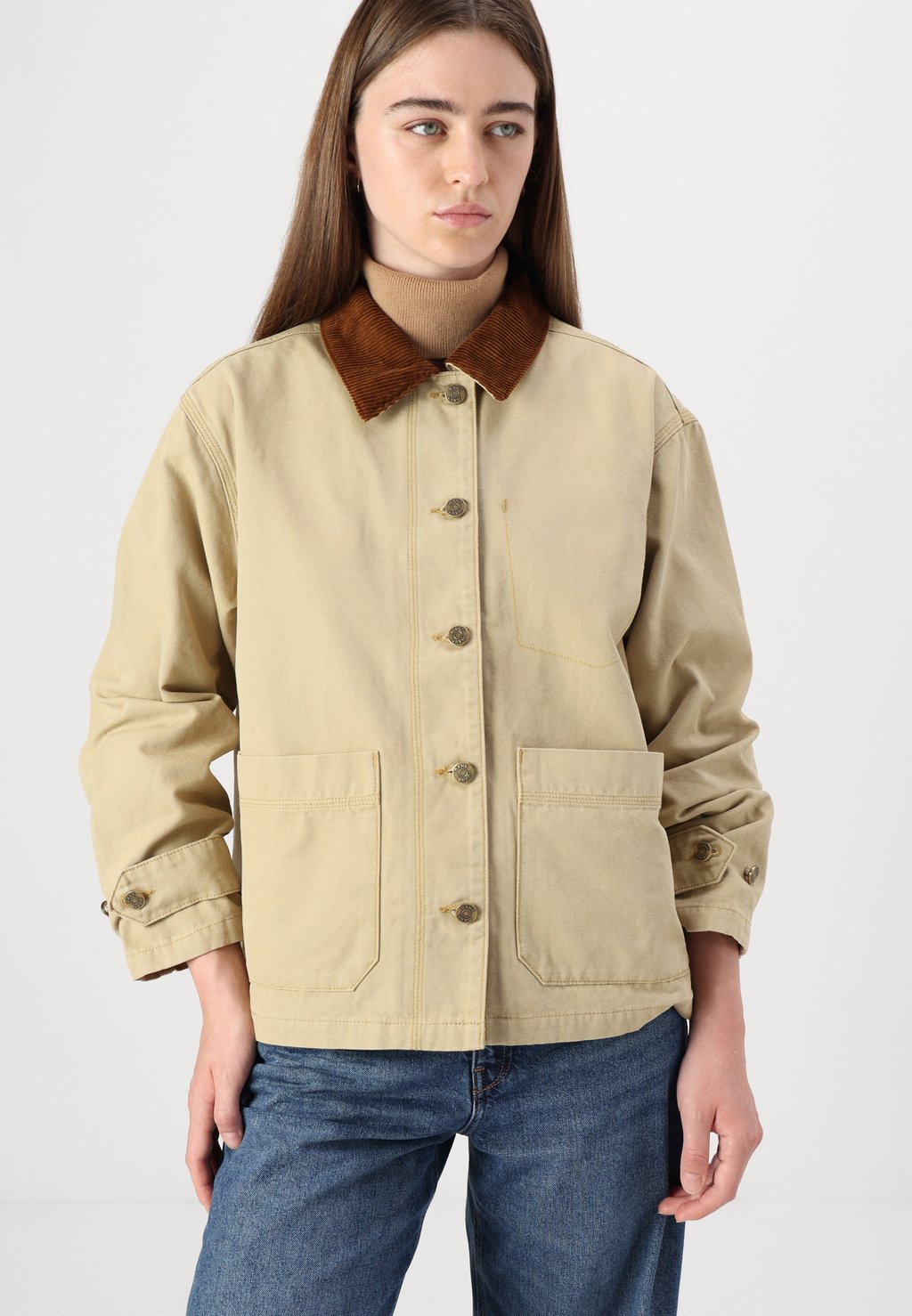 

Летняя куртка WASHED WORKWEAR JACKET GANT, светло-коричневый