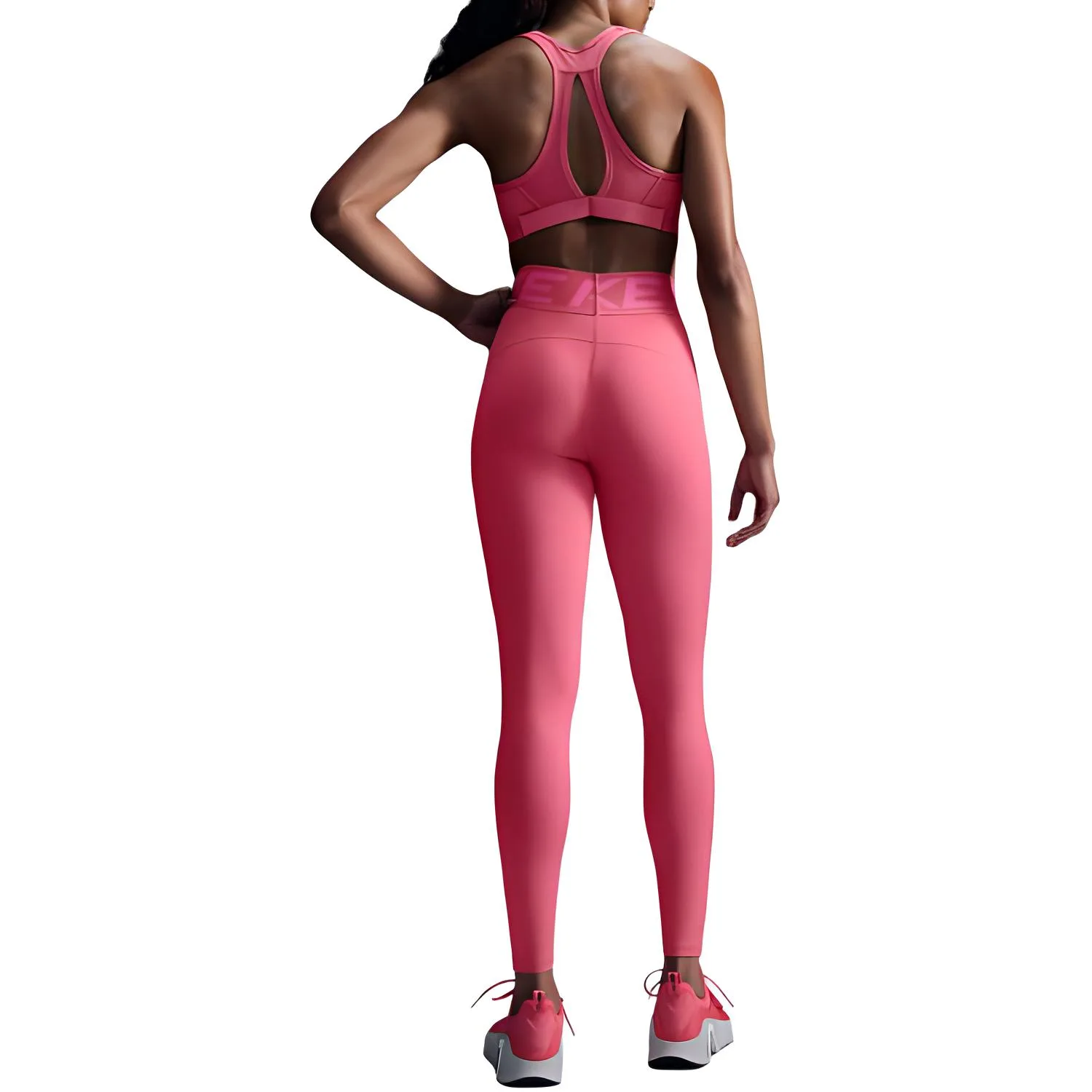 Nike Спортивные брюки ProDri Fit женские China Aster Pink — фото 4