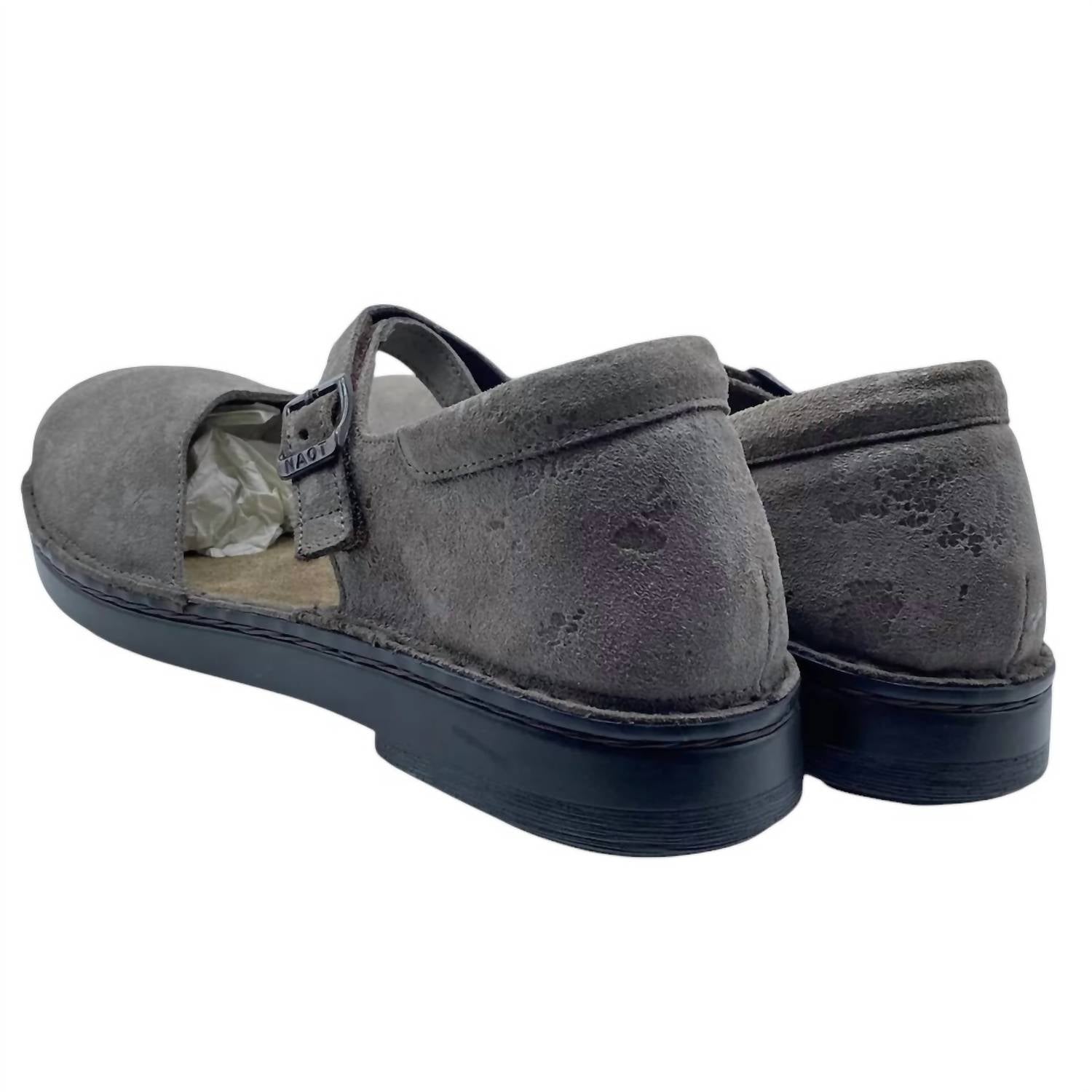 Мюли женские NAOT, цвет grey marble suede — фото 4