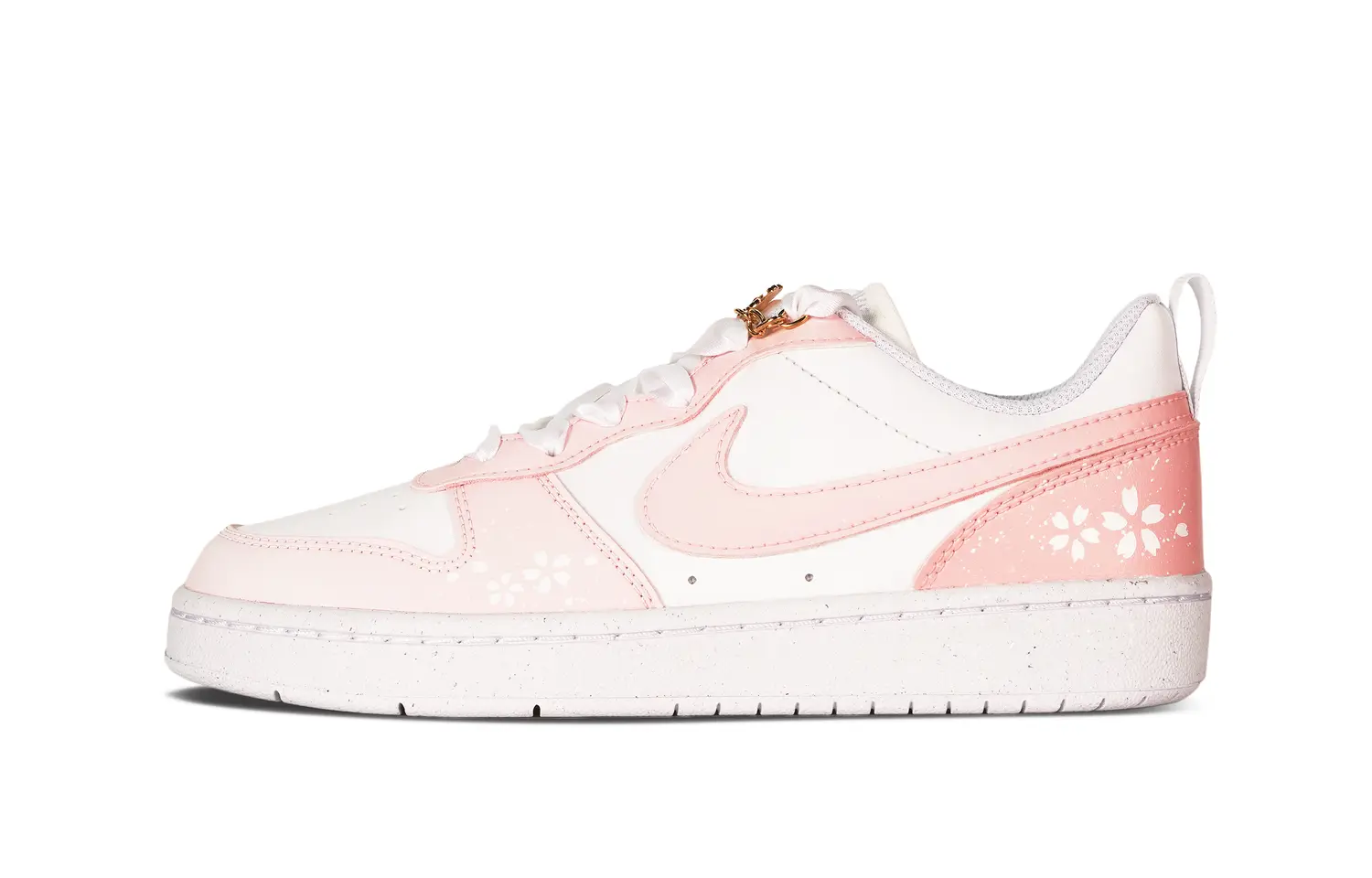 

Кроссовки Nike Court Borough Skateboarding Shoes Women's Low-top White/powder, розовый