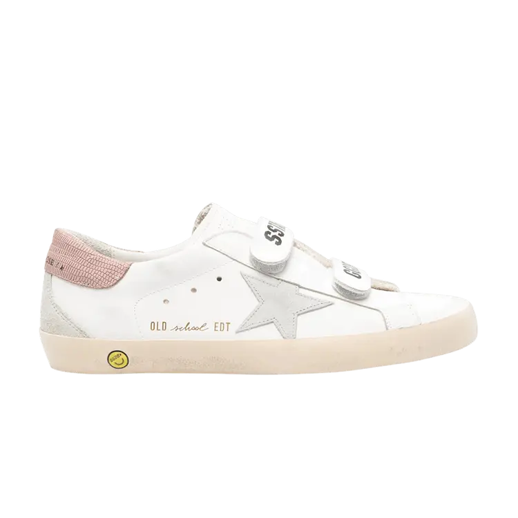 

Кроссовки Golden Goose Old School Kids White Ice Antique Pink, белый