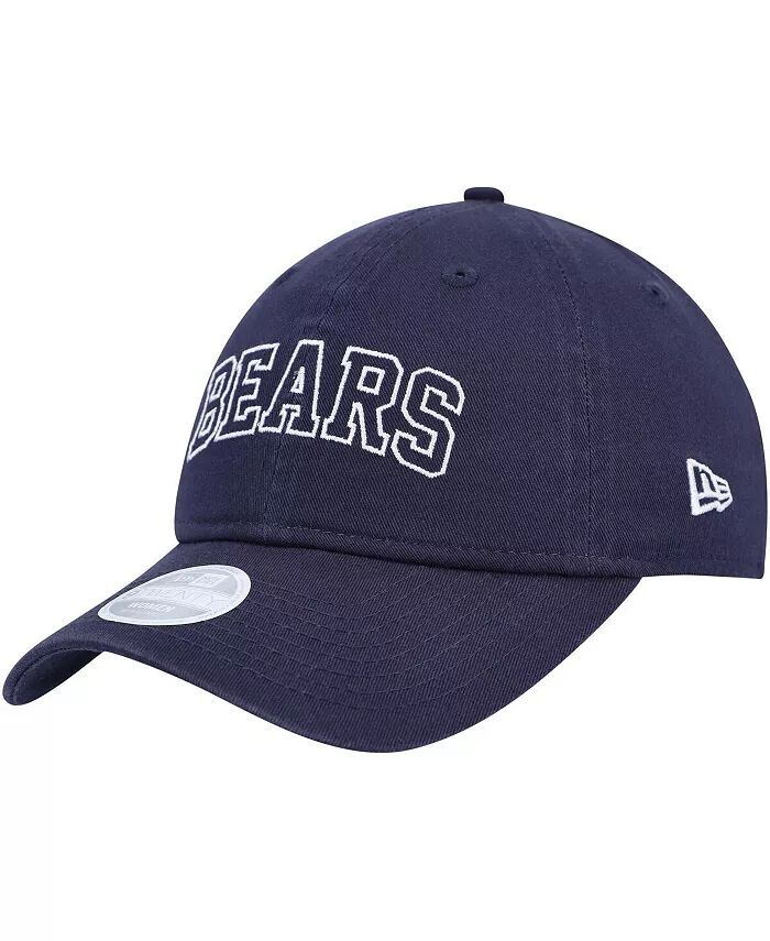 

Женская темно-синяя регулируемая шляпа Chicago Bears Collegiate 9TWENTY New Era, синий