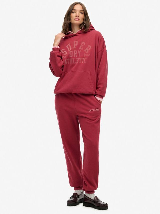 

Спортивные повседневные джоггеры boyfriend Superdry, Bordeaux Red