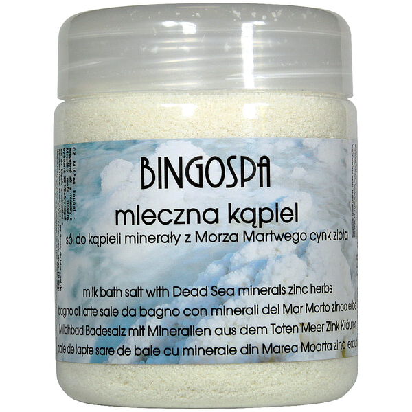 

Молочная ванна с минералами Мертвого моря, 550 г Bingospa