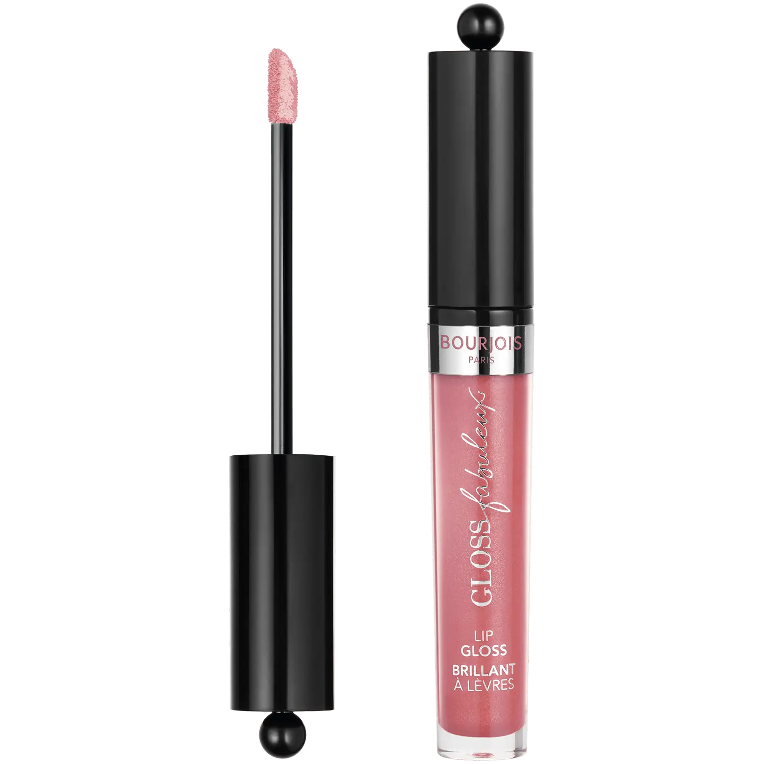 Увлажняющий блеск для губ с витамином е 004 популярный розовый Bourjois Fabuleux Gloss, 2,4 гр — фото 3