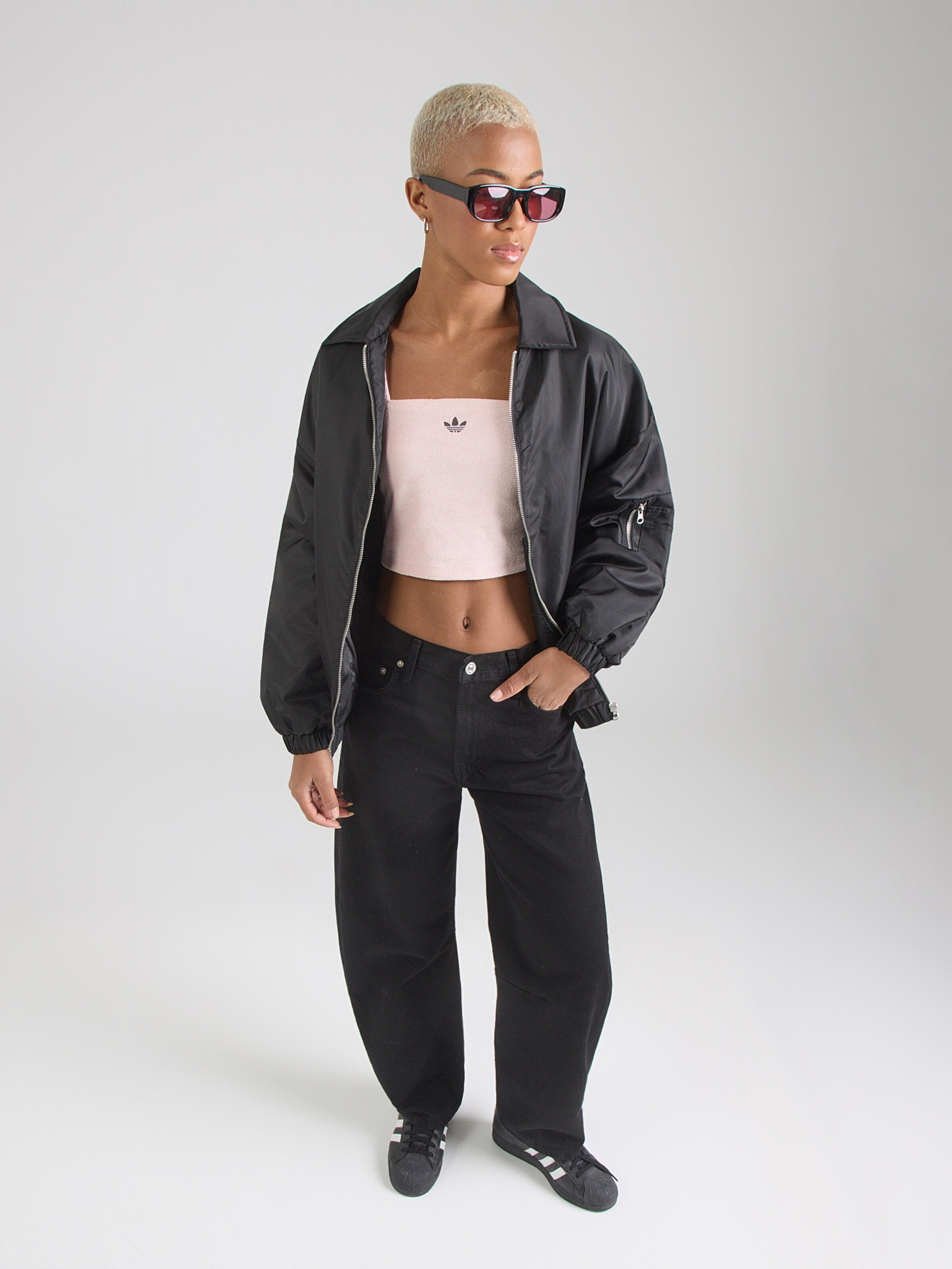 Adidas Originals Топ в цвете Rose — фото 4