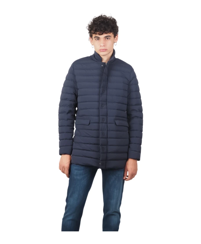 

Синяя длинная мужская пуховая куртка Ciesse Piumini, синий