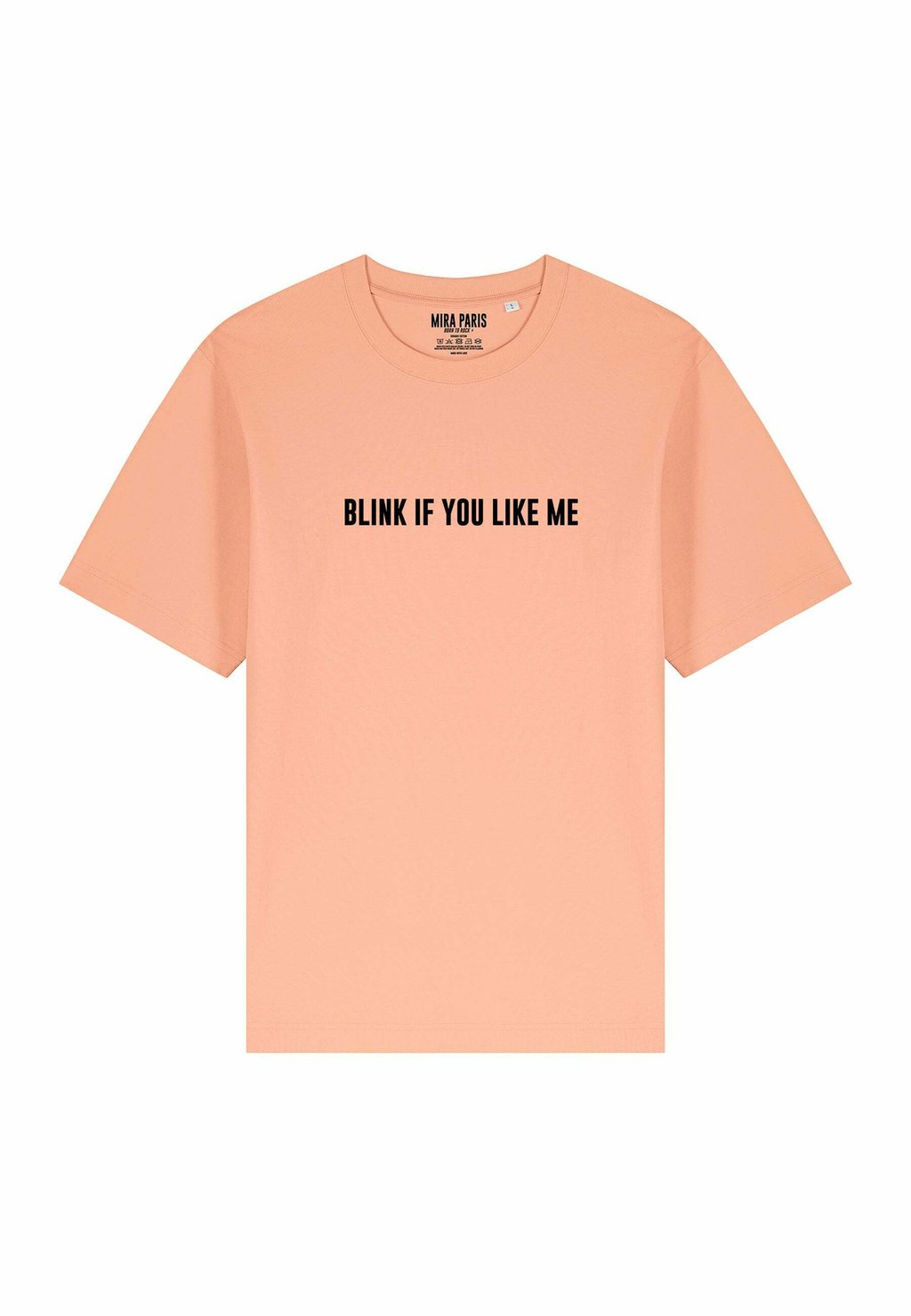 

Футболка с принтом FOLLOW YOUR HEART PRINT HEAVYWEIGHT Mira Paris, светло-розовый