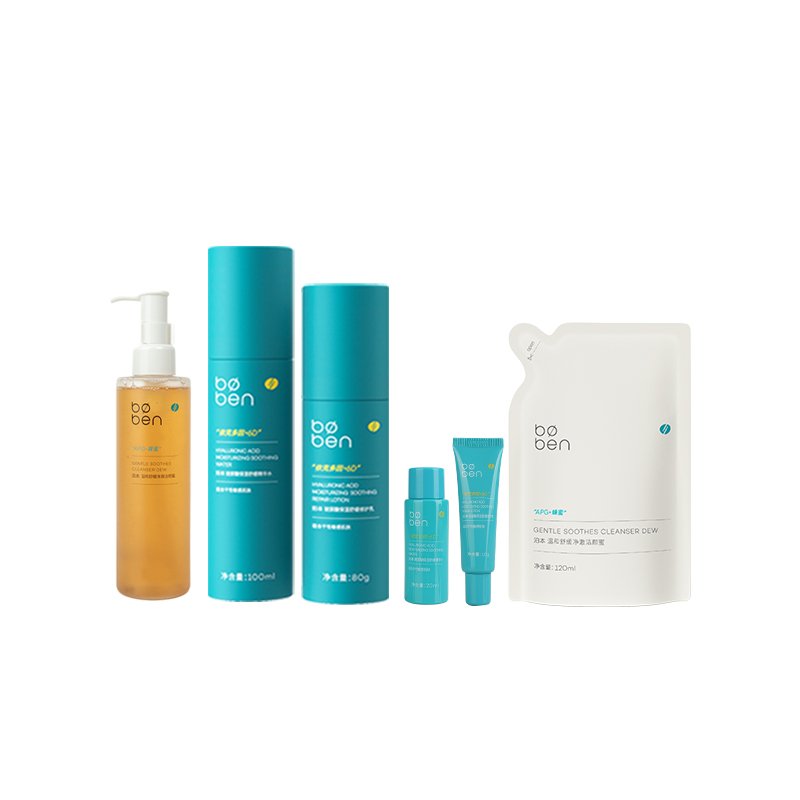 

Наборы для ухода за кожей Unisex Boben, 100ml toner+80g emulsion+120ml cleansing honey (includes refillable option)