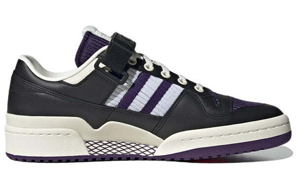 Кроссовки оригиналы форум 84 низкие Adidas, черный — фото 2