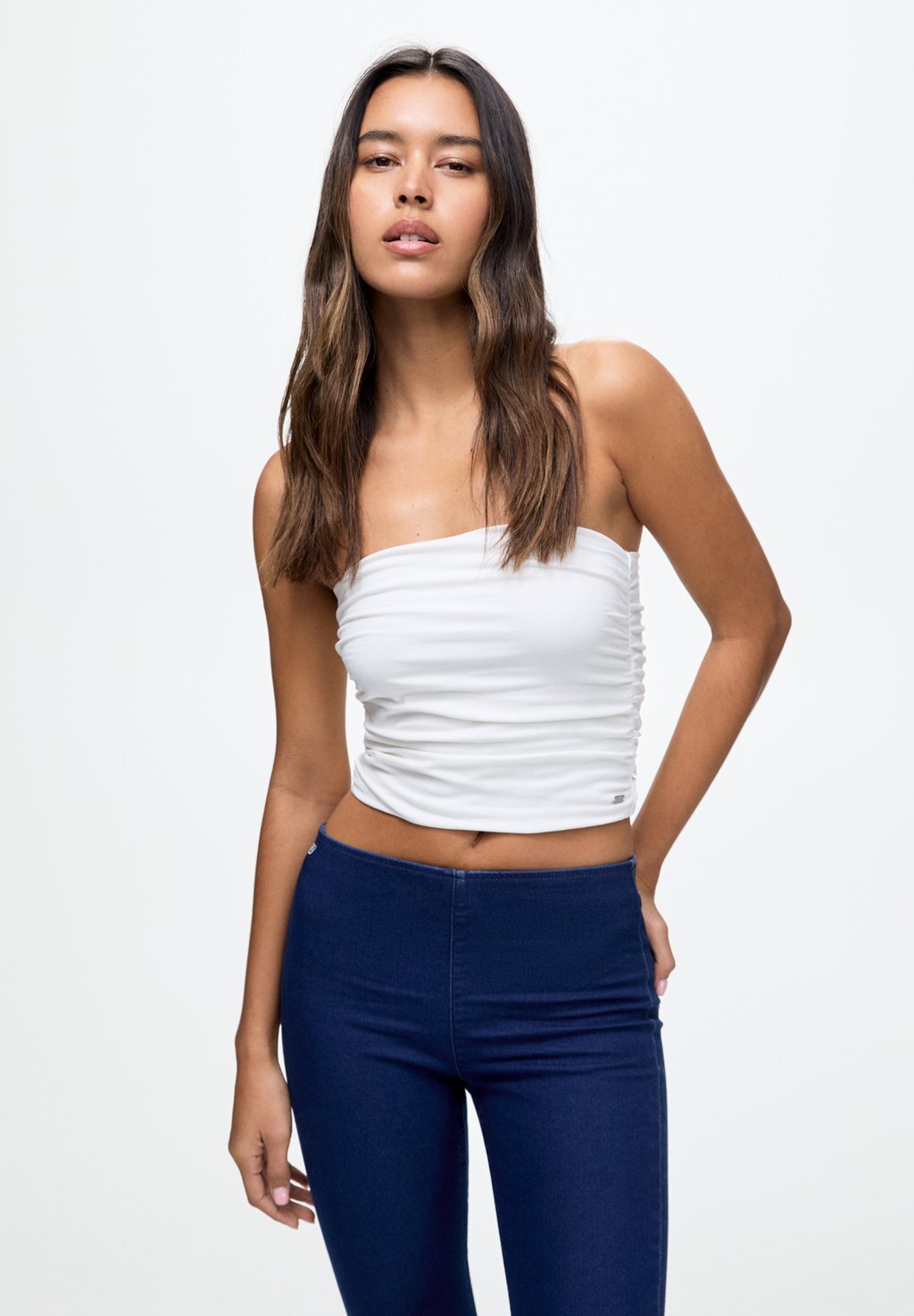 

Топ PULL&BEAR, белый