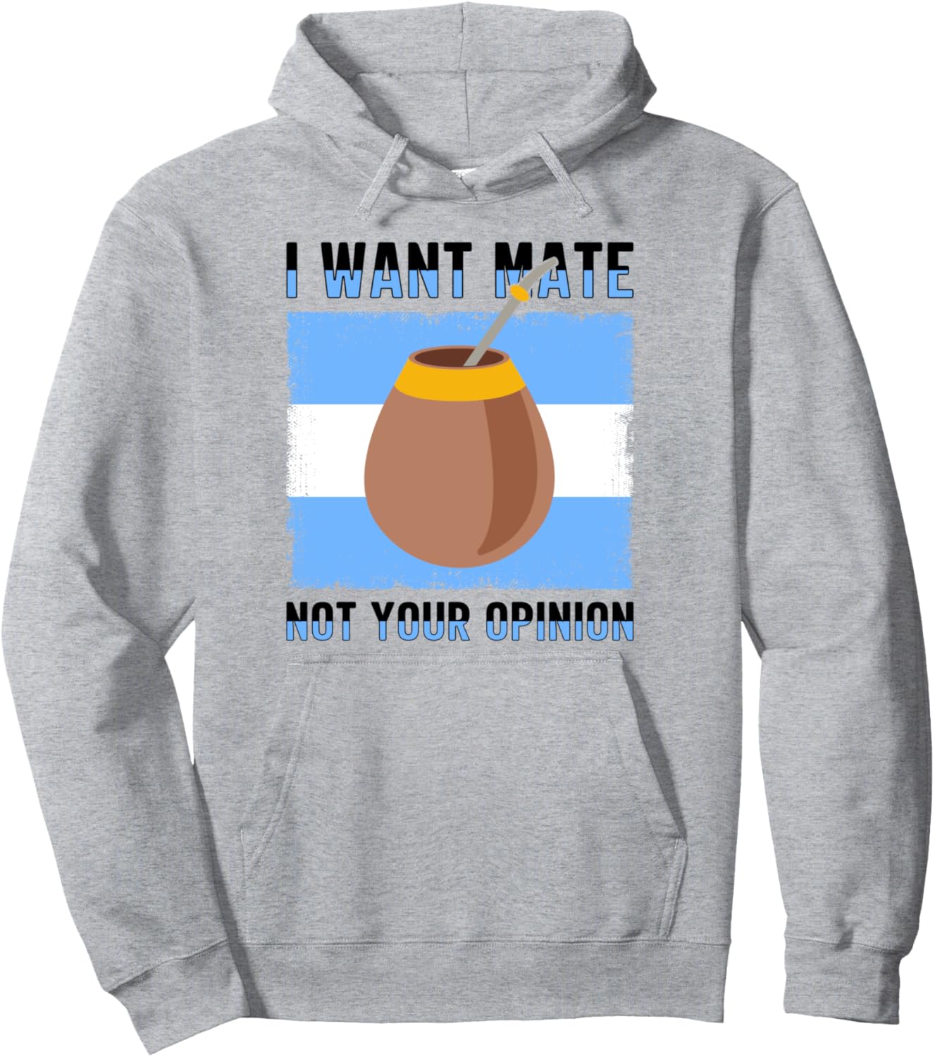 

Худи флаг Аргентины, серая Yerba Mate Gift
