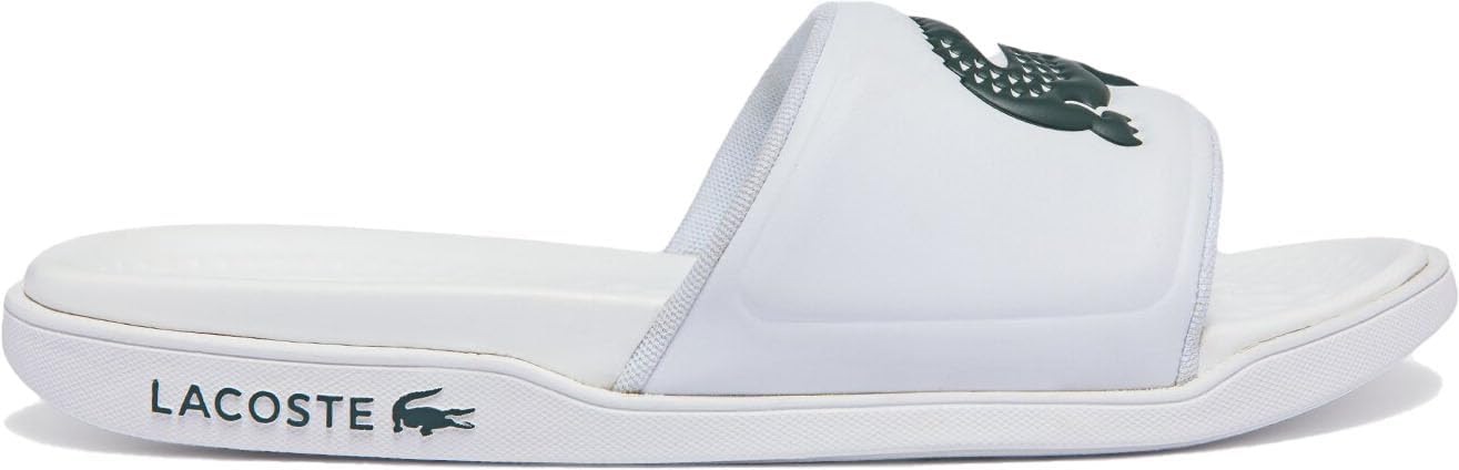 

Мужские сандалии Lacoste Serve Slide Dual, белый/зеленый