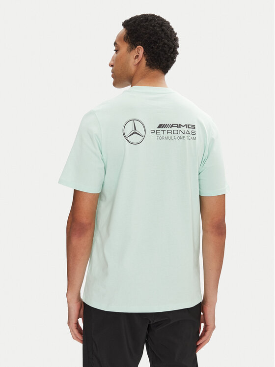 Футболка обычного кроя Mercedes - AMG Petronas Formula One Team Premium JY3033 Adidas, зеленый — фото 3