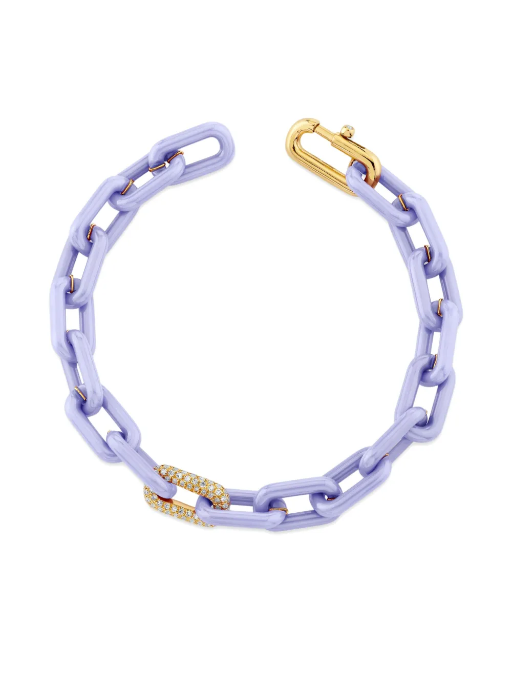 

Браслет из желтого золота с бриллиантами Shay, золотистый