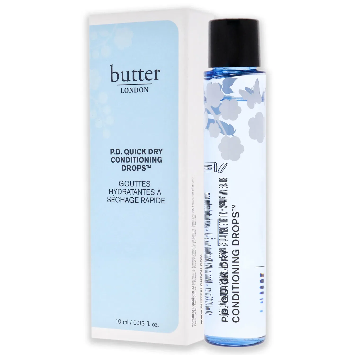 Быстросохнущие кондиционирующие капли для ногтей PD Quick Dry Conditioning Drops от Butter London для женщин - 0,33 унции (0,33 унции) для ухода за ногтями, Clear — фото 4