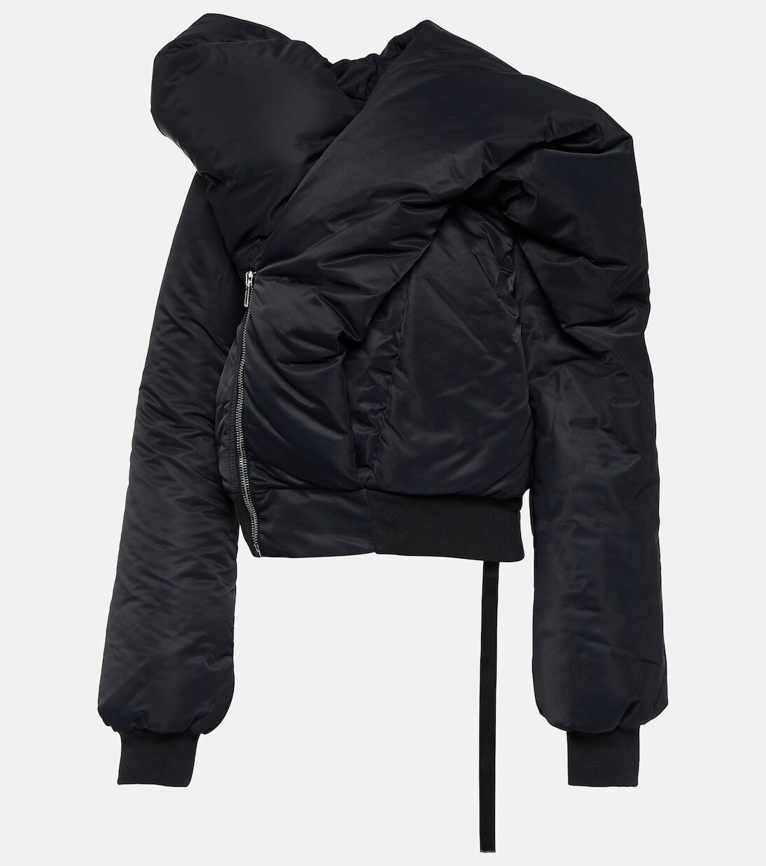 

Кукольный бомбер с драпировкой Rick Owens, черный