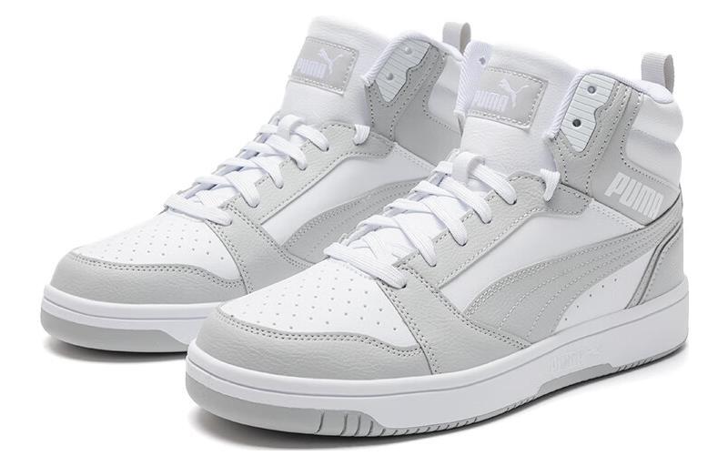Обувь для скейтбординга Puma REBOUND унисекс, Puma white - light gray — фото 2