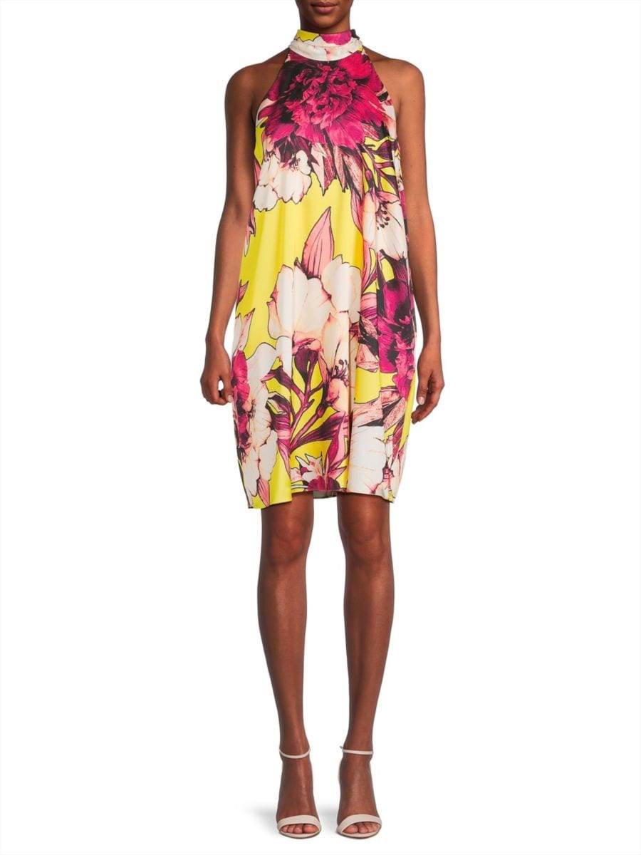 

Платье Zoey Floral Halterneck Ungaro, цвет Zest Multi