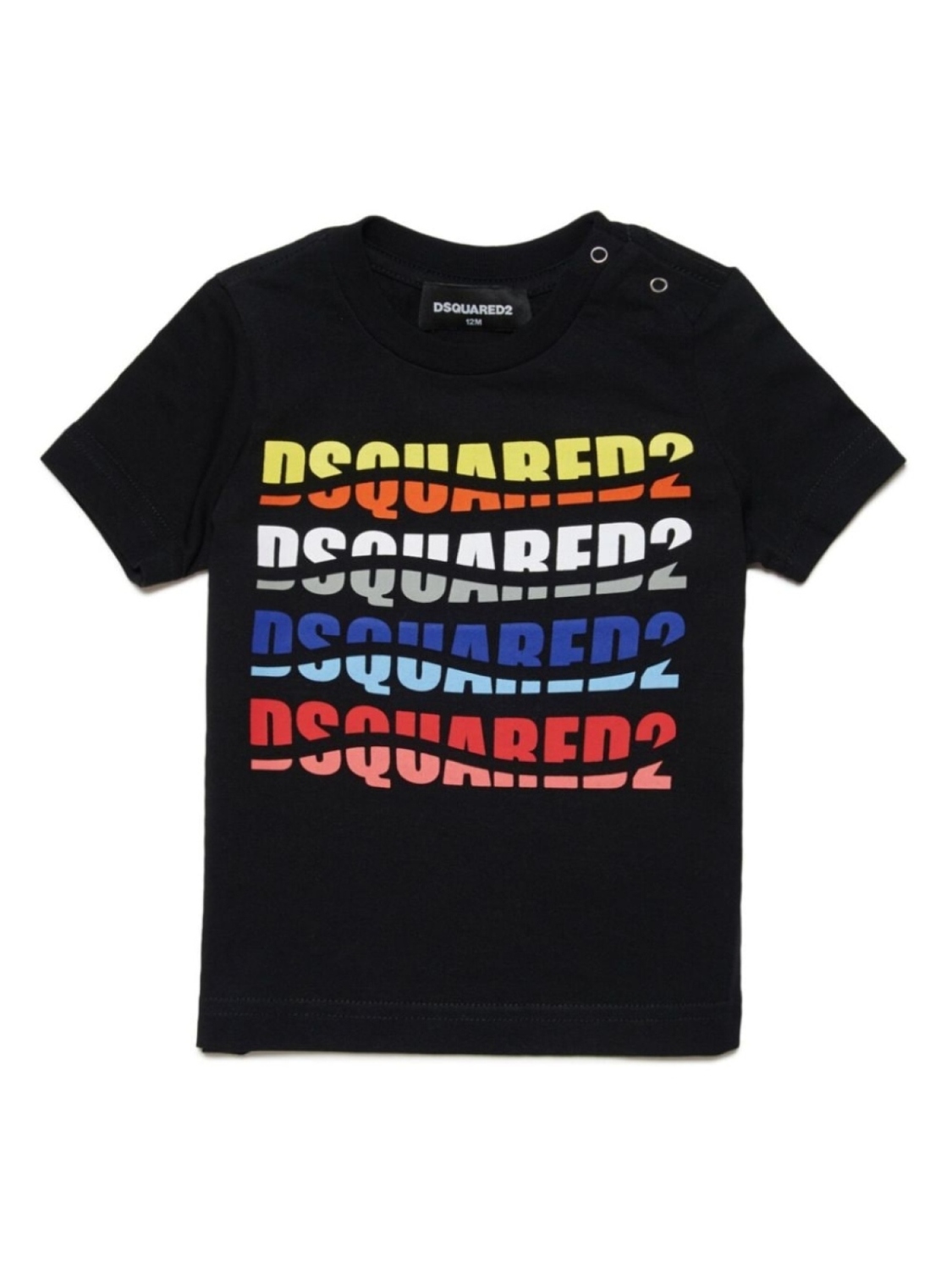 

Dsquared2 футболка с принтом, черный