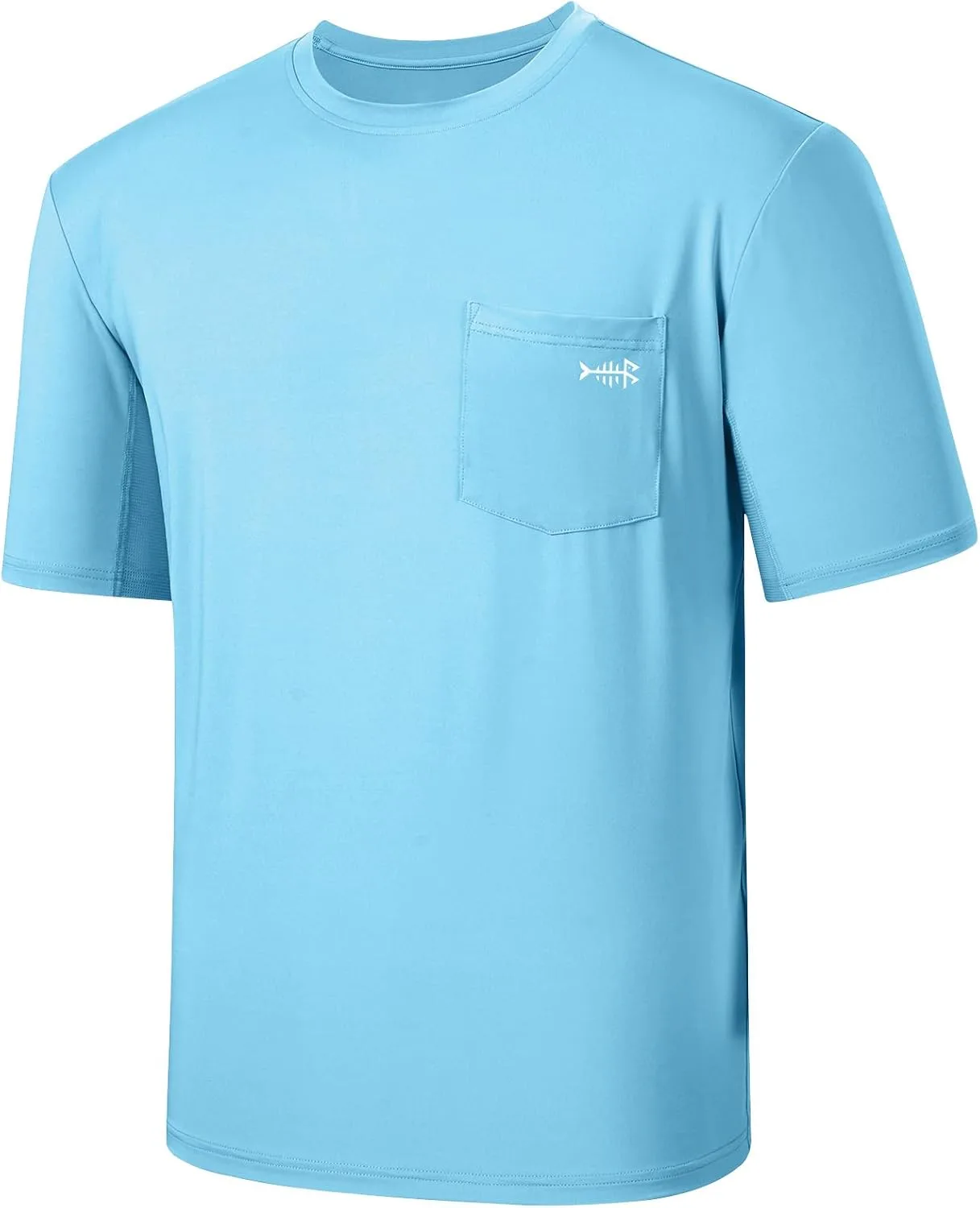 

BASSDASH мужская футболка с карманом UPF 50+ для рыбалки и спорта