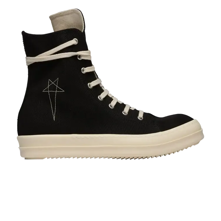 Кроссовки Rick Owens DRKSHDW Vegan Sneaks 'Black Pearl Milk'