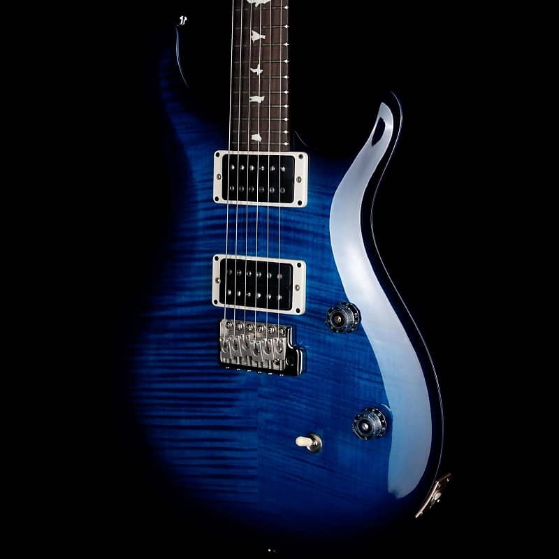

Электрогитара PRS CE 24 Flame Maple Top Rosewood Board Black Satin Neck Blue Black Burst