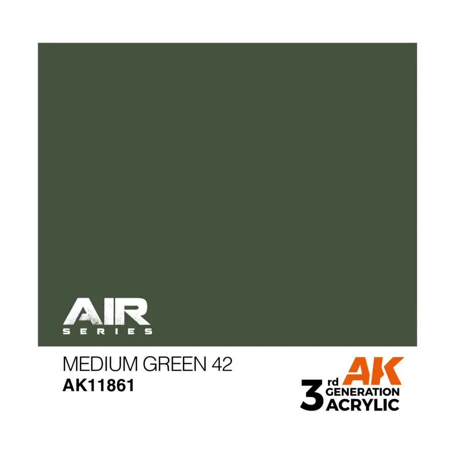 

Средне-зеленый 42, 3rd Gen Acrylic - Air