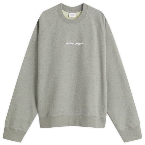 

Толстовка свободного кроя с вышивкой Maison kitsune Maison Kitsuné, серый