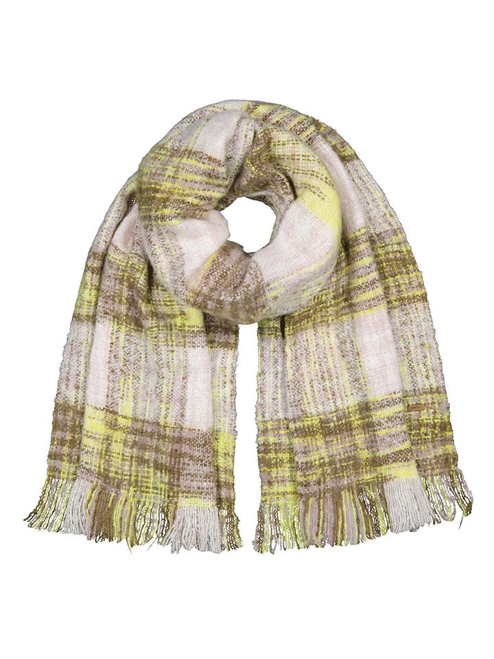 

Шарф Barts, цвет creme/khaki - (l)180 x (b)50 cm