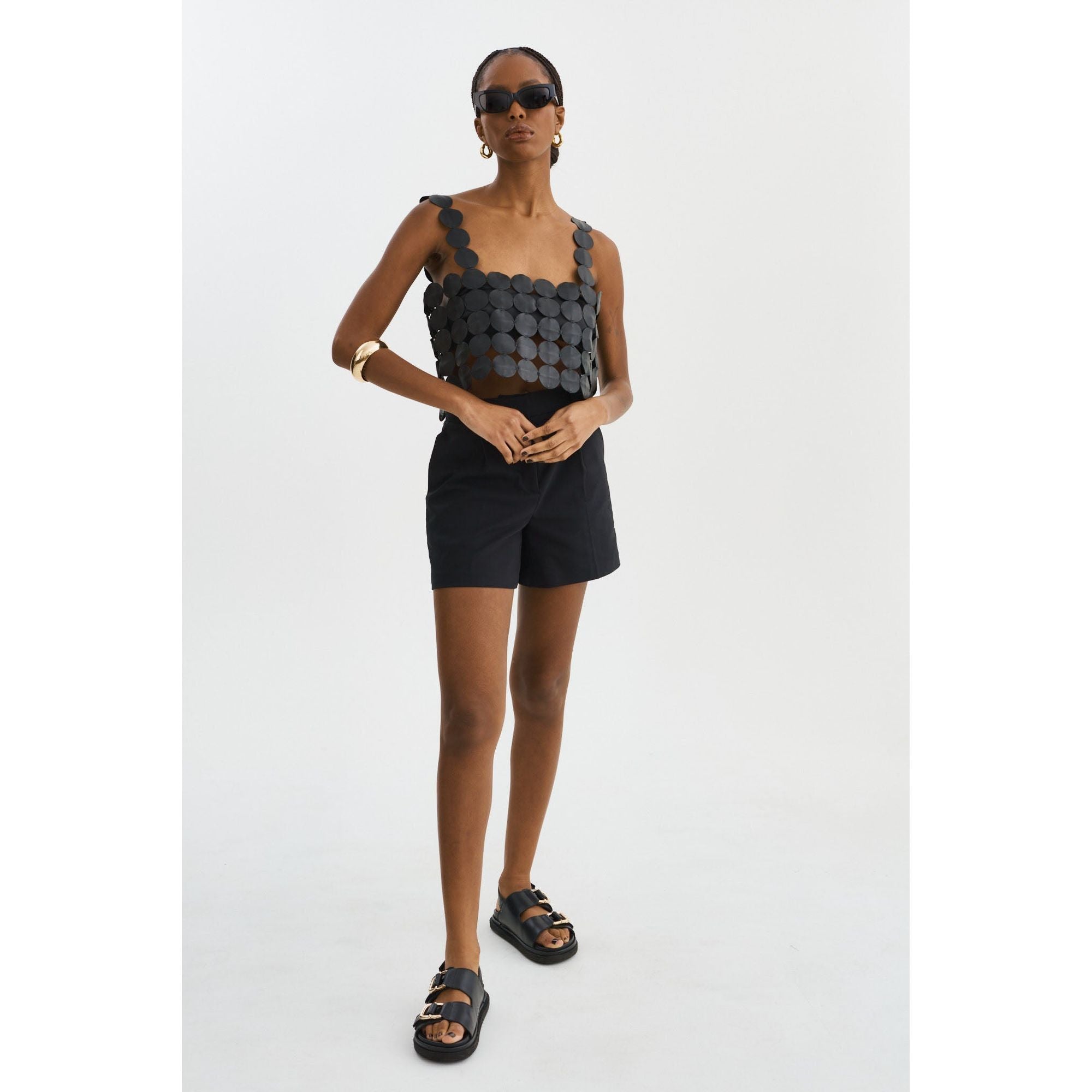 

Финли | Топ с несколькими кругами Lamarque, черный