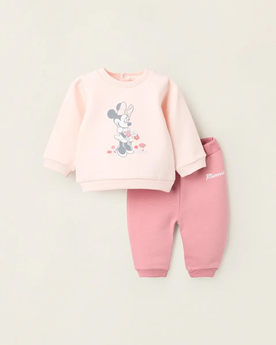 

Детский спортивный костюм на вешалке с мотивом Минни Zippy, светло-розовый