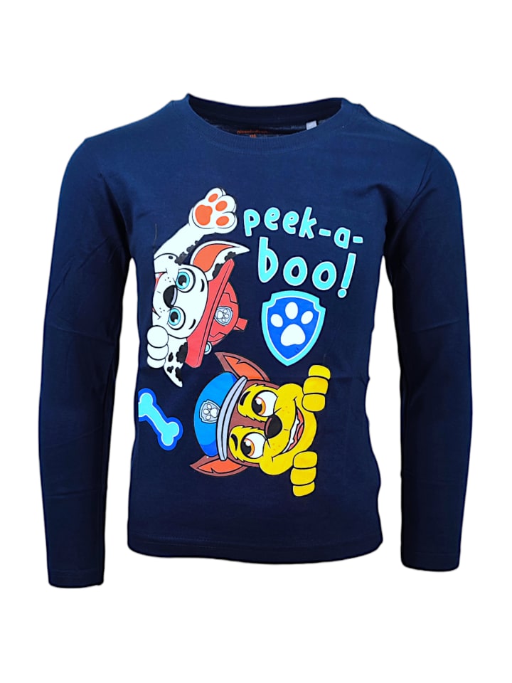 

Рубашка с длинным рукавом Paw Patrol, темно-синий