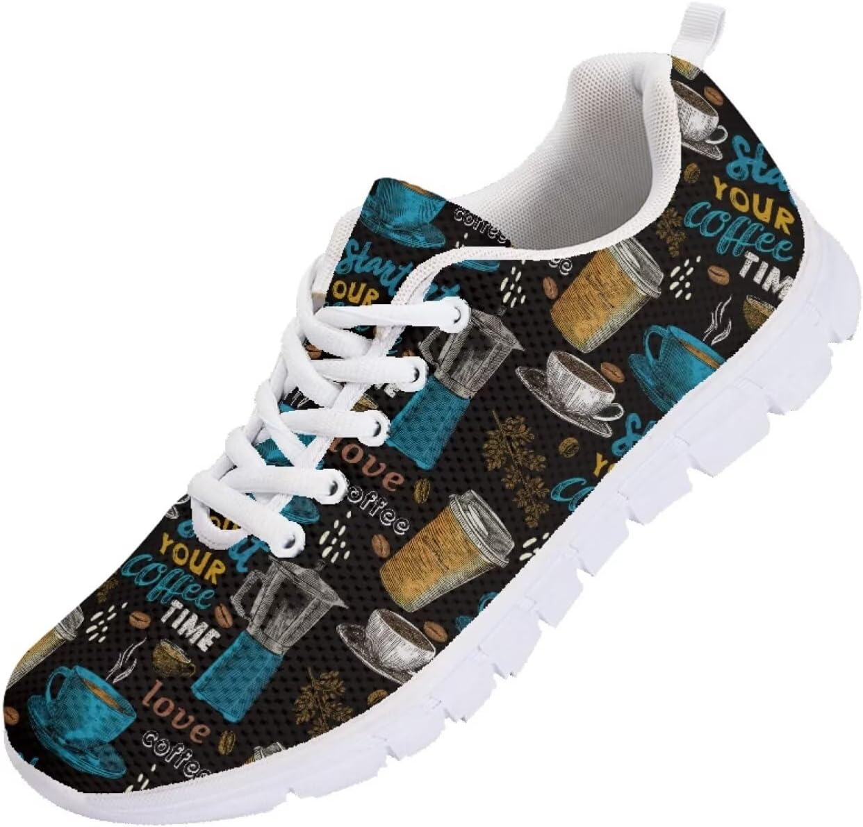 

Кроссовки для бега мужские Funnydude Funny Print, осенние легкие дышащие сетчатые, повседневные кроссовки 2025, Coffee