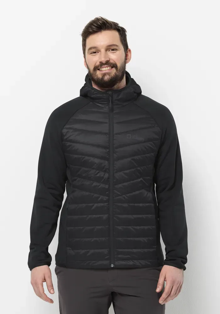 

Гибридная куртка Jack Wolfskin "ROUTEBURN PRO HYBRID M", с капюшоном, черный