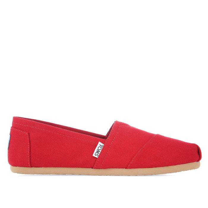 Эспадрильи классика канвас Toms, красный
