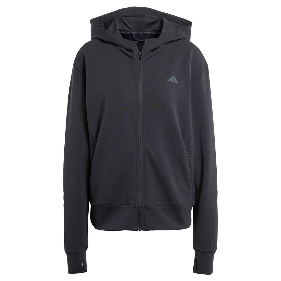 

Свитер с капюшоном на молнии ADIDAS PERFORMANCE Athletic Zip-Up Hoodie Designed 4, черный